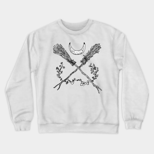 Hackberry Crest Crewneck Sweatshirt by Cursed_Illustrations